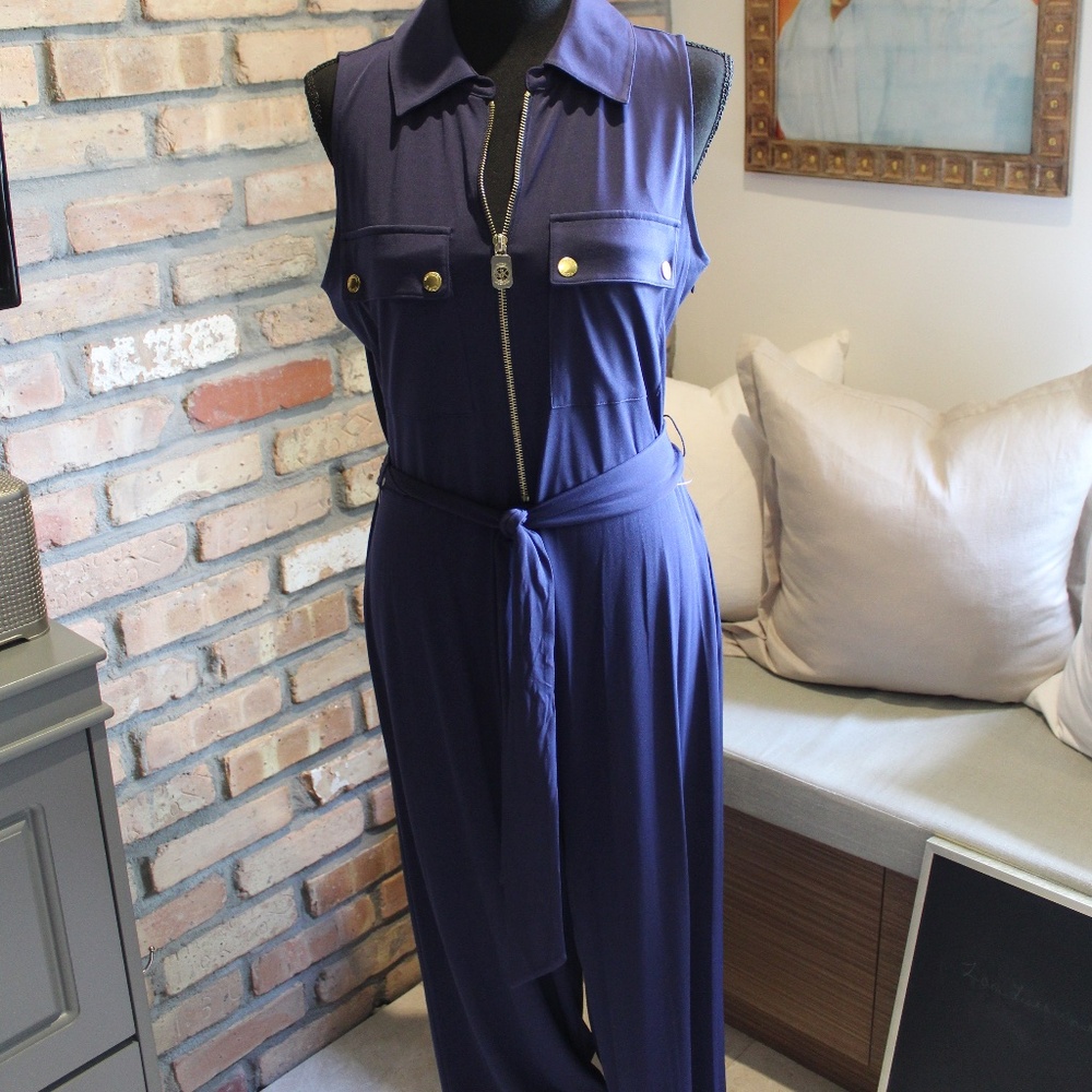 Navy Blue Michael Kors Jumpsuit